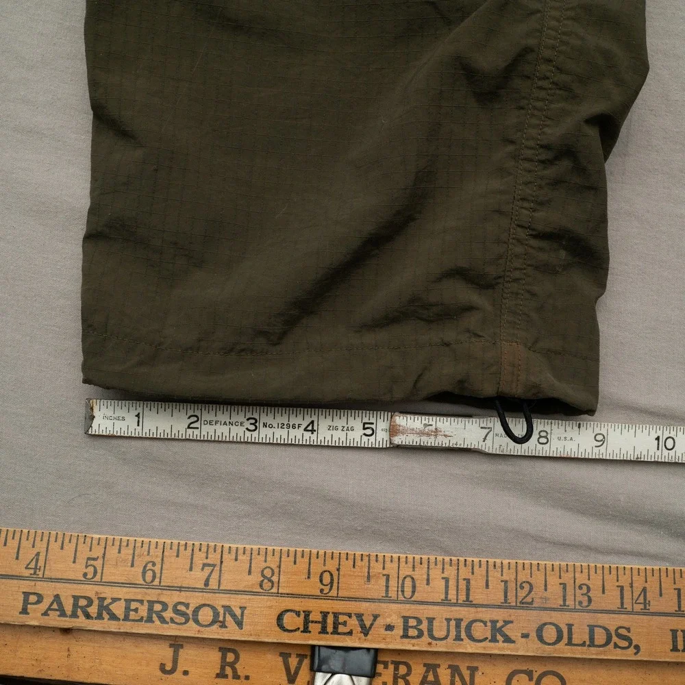 Patagonia Island Hopper Zip-Off Pants Men's 24 Green Convertible Lightweight